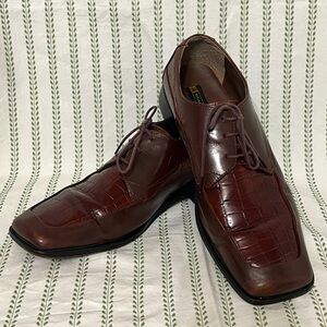 Stacy Adams Versatile Classic Two-Toned Brown Square-Toed Men’s Shoe in Sz 10.5
